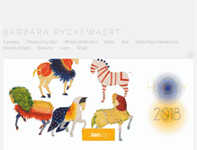 Tablet Screenshot of barbararyckewaert.com